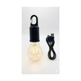 Odea Şarjlı Taşınabilir LED Ampul Lamba – USB ile Şarj Edilebilir, 3 Kademeli Işık, Asma Kancalı & Kamp, Bahçe, Dolap, Balkon, Banyo Için Acil Aydınlatma (3200K) [enerji Sınıfı A]