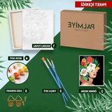 Odea Sayılarla Boyama Tuval Seti - Fırça ve Boya Dahil, 40X50 Cm, Ölüler Günü Temalı - 1