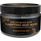 Odea Shea Moısture Afrika Siyah Sabunu Çamur Maskesi 113GR - 10 Adet