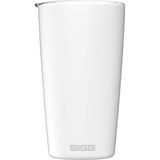 Odea Sıgg Neso Cup White Termos Kupa (0,4 L), Zararlı Madde Içermeyen ve Yalıtımlı Kahve Kupası, 18/8 Paslanmaz Çelikten Kahve Kupası, Seramik Pure Ceram Kaplamalı - Acı Yeşil