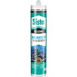 Odea Sista Silikon Mastik Aquarium, Balıklara Zarar Vermeyen Akvaryum Silikonu, Uv Dirençli Silikon Mastik, Elastikiyeti Yüksek Güçlü Yapıştırıcı, 1X280ML - 000-Siyah