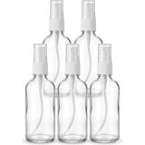 Odea Smartizi 5'li Boş Sprey Şişe Seti (100 Ml) - Seyahat, Dezenfektan ve Kolonya Için Şeffaf Fısfıs Şişe - 0-Koyu Mavi - 1 Adet