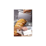 Odea Smartizi Chef Prime Paslanmaz Çelik Hamur Kesici ve Pasta Sıvama Kazıyıcısı - Ölçü Cetvelli - 00-Siyah - Beyaz