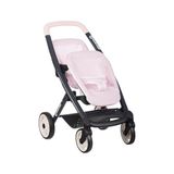 Odea Smoby Maxi-Cosi - Ikiz Bebek Arabası Pembe - Taklit Oyuncak - 42 Cm'ye Kadar 2 Bebek Için - Sessiz ve Çok Yönlü Tekerlekler - 3 Yaşından Itibaren - Ispanya'da Üretilmiştir - 001 - Beyaz