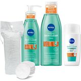 Odea SPF50 Derma Skin Clear Karşıtı Güneş Koruyucu Krem 40ML, Yüz Temizleme Jeli ve Tonik, Pamuk - 001