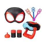 Odea Spidey And His Amazing Friends Su Ağları Miles "spin" Morales Maskeli Elektronik Baloncuk Atıcı Rol Yapma Seti, 3 Yaş ve Üzeri Çocuklar Için Süper Kahraman Oyuncakları