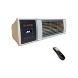 Odea Supra Plus GSS20P 2000W Uzaktan Kumandalı Su Korumalı Dış Mekan Elektrikli Beyaz Renk Infrared Isıtıcı