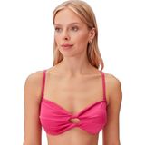 Odea Suwen Begonvile Burgulu Straplez Bikini Üst - 0 - Gold - 0 - 1 Yaş