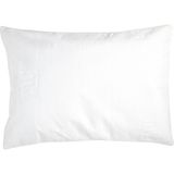 Odea Taç Perfect Düz Pamuk Yastık Alezi, Beyaz, Tek Kişilik - 10 x 10 cm - 0002R72