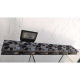Odea Termostatlı Akvaryum Soğutucu Fan 6lı Set - Ahşap - Bej - Siyah