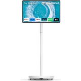 Odea Thomson 27" 4K Ultra Hd 60 Hz Dokunmatik Ekranlı Taşınabilir Akıllı Monitör, Android Işletim Sistemli, Dahili Batarya, Dahili Kamera, Subwoofer, Wi-Fi 6, Beyaz - Ahşap