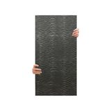 Odea Tink 3D Kendinden Yapışkanlı Duvar Kağıdı Yeni Nesil Akustik Keçe Panel Desenli 52X98 cm (Koyu Gri, 2 Adet 1 M²)