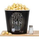 Odea Titiz Cips & Mısır - Popcorn Kovası - 0,33 - 00-Siyah - Beyaz