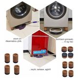 Odea Titreşim Önleyici Kaydırmaz Ayak Seti - Çamaşır Makinesi Için 4 Lü Set, Kahverengi (8,5 Cm)
