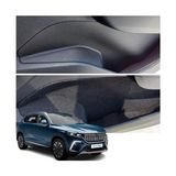 Odea Togg T10X Araç Içi Konfor Seti Kapı Içi Bardaklık Konsol Koruma Kaydırmaz Kumaş Organizer Iç Aksesuar - 00-Siyah - Beyaz