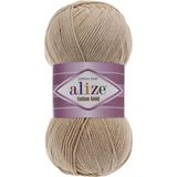 Odea Tr Alize Cotton Gold El Örgü Ipi - 1 Adet -%55 Pamuklu Amigurumi ve Bebek Yünü - Tüylenmez Yumuşak Doku - 100GR, 330 Metre (262 Meşe) - 0-Koyu Mavi