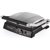 Odea Tr CG-320 Bestost 2000W 6 Dilim Döküm Plakalı Tost ve Izgara Makinesi Çıkarılabilir Plakalar 180° Açılabilir Ayarlanabilir Termostat Yağ Haznesi