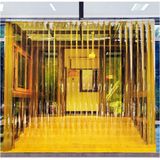 Odea Tr Kapı Rüzgar Geçirmez Şerit Perde Kiti Dondurucu Pvc Vinil Sarı Endüstriyel Perdeler Fabrika, Garaj, Veranda, Özelleştirilebilir (Renk: 2,1 Mm, Boyut: 90 - 0-Koyu Mavi - 1 Adet