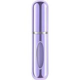 Odea Tr Mini Doldurulabilir Parfüm Şişesi – Taşınabilir Seyahat Boy Atomizer Cep Sprey Seti, Pompalı Dolum Kabı, Kompakt, Sızdırmaz ve Dayanıklı Tasarım (Modern, Lila) - 0-Siyah