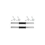 Odea Tr Spor 2 Adet 40 cm Krom Dambıl Barı+ 4 Adet Çelik Sıkıştırma Yayı