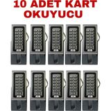 Odea Tr SR-200 Em-W IP68 Su Geçirmez Kartlı ve Şifreli Geçiş Sistemi Rfıd Proximity Kart Okuyucu 125 Khz 10 Adet