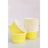 Odea Trend Hediye Sepeti 50'li Sarı Muffin Kek Kalıbı, Kek Kapsülü Cupcake Kalıbı, Airfryer Uyumlu - 0,25 lt