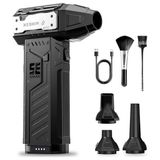 Odea Turbo Jet Fan Hava Üfleyici, Taşıma Torbası ile Ultra Güçlü - Ahşap