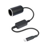 Odea Type C To Çakmak Adaptörü, 5V -12V Araba Cihazları Için Güç Kaynağı