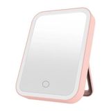 Odea Unichrome Masaüstü Dokunmatik Makyaj Aynası LED Işıklı Pembe Renk Make Up Mirror