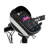 Odea Universal Su Geçirmez Reflektörlü Bisiklet Motosiklet Scooter Telefon Tutucu Fermuarlı Çanta - AL4211 - 0