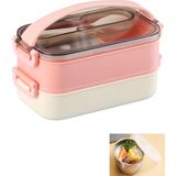 Odea Vagonlife Bento Lunch Box Ofis-Okul Için Yeni Nesil Sefer Tası -Çorba Kaseli Model-Paslanmaz Çelik Pembe - Adaçayı
