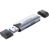 Odea Veggieg Type-C ve USB 2.0 Sd-Microsd Tf Kart Okuyucu - Altın