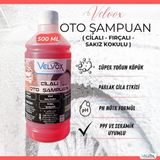 Odea Velvox Cilalı Oto Şampuanı 500 ml | Süper Yoğun Köpük | Ph Nötr | 1:60 Konsantre | Seramik & Ppf Uyumlu | Nano Boya Koruma | Antistatik Araç Şampuanı | Sakız Kokulu - Antrasit - 13 cm