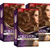 Odea Wella Koleston Supreme Saç Boyası 6/7 Çikolata Kahve X3'lü Set