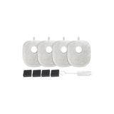 Odea Xenon Smart Kedi Su Pınarı Filtresi X8652 ve X8653 Uyumlu | 4'lü Set Fırça ve Süngerli Yedek Parça X8783 [enerji Sınıfı A+]