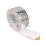 Odea Yapışkanlı Fiberglas Lif Takviyeli Alüminyum Folyo Bant 96 mm x 25 Metre Yanmaz Yalıtım Bandı