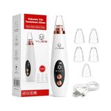 Odea Yues Vakumlu Yüz Temizleme Cihazı Siyah Nokta Giderici, 6 Başlıklı Komedon Temizleme Aleti, LED Ekranlı, 3 Emiş Modlu, USB Şarjlı Gözenek Temizleyici Cilt Bakım Cihazı