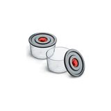 Odea Yuvarlak 2’li Borosilikat Cam Saklama Kabı Seti, 0.35 L x 2, 116×76 Mm, Sızdırmaz Kapak, Mikrodalga-Fırın-Buzdolabı-Bulaşık Makinesi Uyumlu - 001-Renkli