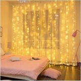 Odea Zauss Kumandalı 8 Ayrı Moda Sahip 3MX3M (300 cm x 300 Cm) Perde LED 10 Saçaklı Gün Işığı