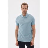 odelon Basic Regular Fit Erkek Mint Polo Yaka Tişört
