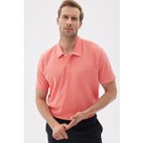odelon Basic Regular Fit Erkek Nar Çiçeği Polo Yaka Tişört