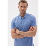 Odelon Erkek Basic Polo Yaka Tişört (Regular Fit) Bebe Mavisi - 2XL