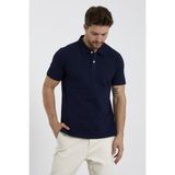 Odelon Erkek Basic Polo Yaka Tişört (Regular Fit) Lacivert - M