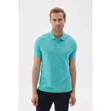 Odelon Erkek Basic Polo Yaka Tişört (Regular Fit) Su Yeşili - M