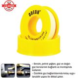 Odeon Doğalgaz Teflon Bant 10 Mt 0,1 X 12 Mm (10 Adet)