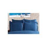 Odesa Bambu Jakar Kumaş Indigo Ikili Oksford Yastık Kılıfı 60x80 Cm 1329