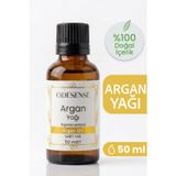 ODESENSE Argan Yağı 50 ml Soğuk Sıkım %100 Doğal Ve Saf Cilt Ve Saç Bakım Yağı Argan Oil