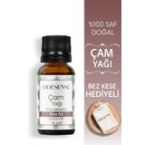 ODESENSE Çam Terebentin Uçucu Yağı 10 ml %100 Doğal Ve Saf Içerik Damlalıklı Kapaklı Şişe Bez Kese Hediyeli