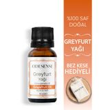 ODESENSE Greyfurt Uçucu Yağı 10 ml %100 Doğal Ve Saf Içerik Damlalıklı Kapaklı Şişe