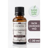 ODESENSE İncir Çekirdeği Yağı 30 ml Soğuk Sıkım %100 Doğal Ve Saf Cilt Ve Saç Bakım Yağı SAF İÇERİK